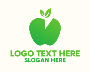 Farming - Apple Pie Chart logo design