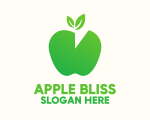 Apple Pie Chart logo design