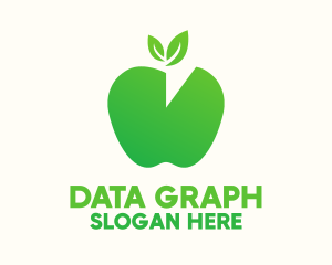 Apple Pie Chart logo design