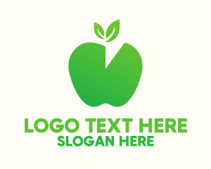 Farm - Apple Pie Chart logo design