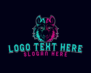 Online Gaming - Wolf Beast Clan logo design