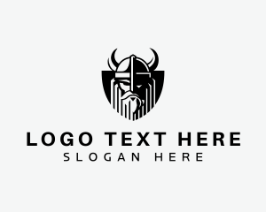 Medieval - Viking Medieval Warrior logo design