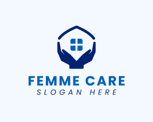 House Hand Care  logo design