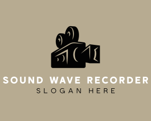 Recorder - Vintage Media Camera logo design