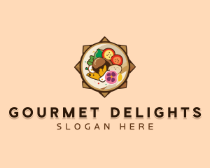 Cuisine Vegetable Gourmet logo design