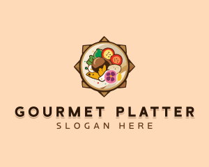 Cuisine Vegetable Gourmet logo design