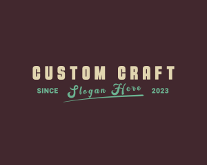 Retro Hipster Boutique logo design