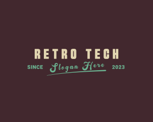 Retro Hipster Boutique logo design