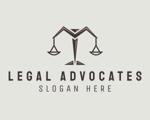 Legal Judiciary Scale  logo design