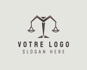 Legal Judiciary Scale  logo design