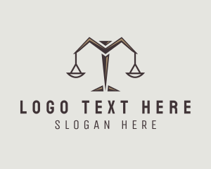 Office - Legal Judiciary Scale logo design