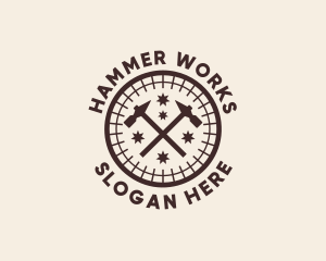 Hammer - Carpentry Hammer Hardware logo design