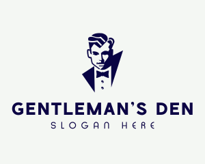 Tuxedo Male  Model logo design