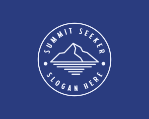 Mountain Summit Hiking  logo design