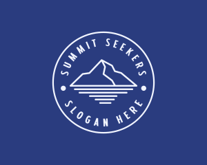 Mountain Summit Hiking  logo design