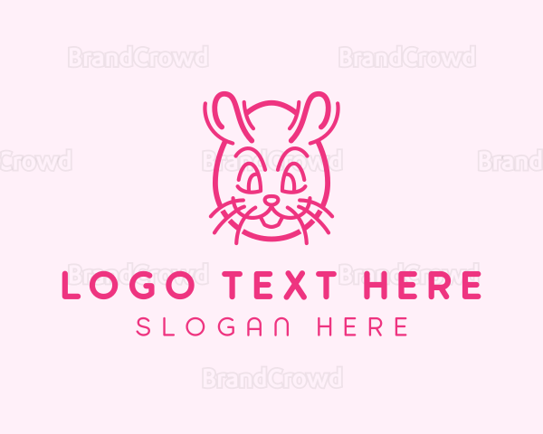 Easter Bunny Rabbit Logo