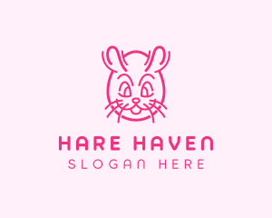 Hare - Easter Bunny Rabbit logo design