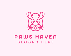 Easter Bunny Rabbit  logo design