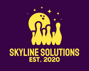 Sky - Bowling Pin Sky logo design