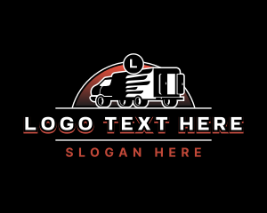Trailer - Delivery Truck Express logo design