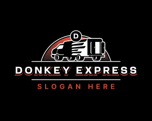 Delivery Truck Express logo design