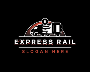 Delivery Truck Express logo design