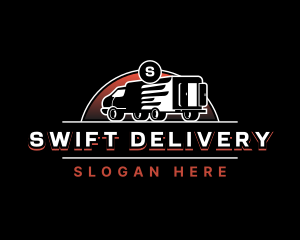 Delivery Truck Express logo design