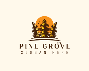 Pine - Pine Tree Forest logo design