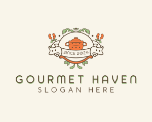 Gourmet Culinary Cooking logo design