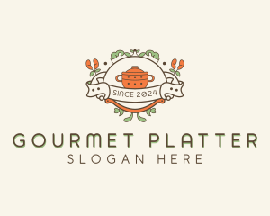 Gourmet Culinary Cooking logo design