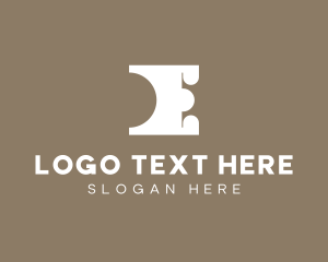 Publishing - Professional Business Letter E logo design