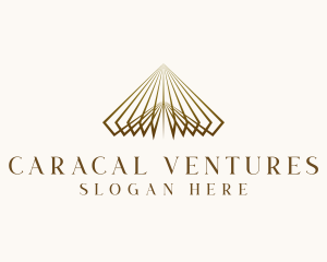 Luxe Pyramid Triangle logo design