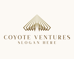 Luxe Pyramid Triangle logo design