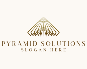 Pyramid - Luxe Pyramid Triangle logo design