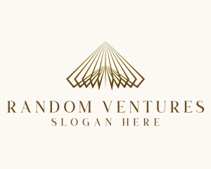 Luxe Pyramid Triangle logo design