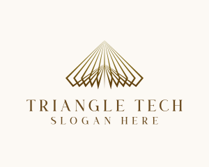 Triangle - Luxe Pyramid Triangle logo design