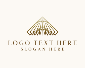 Triangle - Luxe Pyramid Triangle logo design