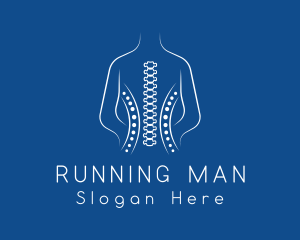 Body - Human Spine Chiropractor logo design