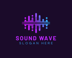 Volume - Wave Tech Digital logo design