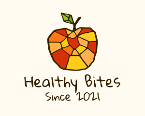 Colorful Mosaic Apple logo design