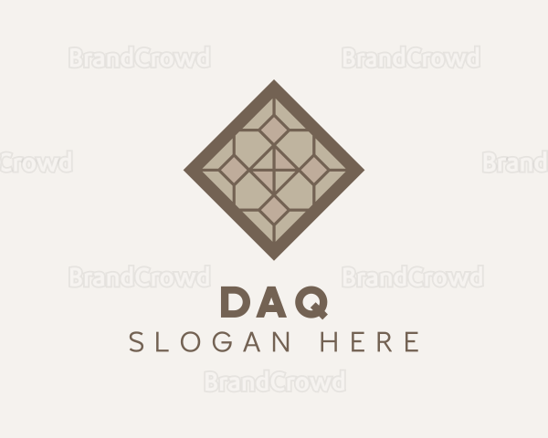 Brown Pattern Tile Logo