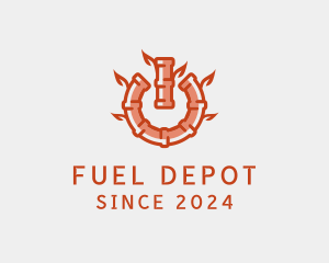 Gas - Gas Stove Power logo design