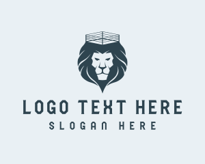 Boxing Gym - Lion Boxing Fight logo design