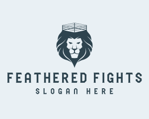 Lion Boxing Fight logo design