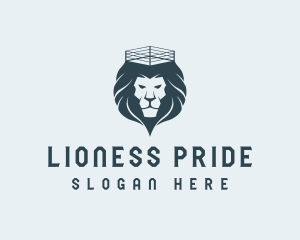 Lioness - Lion Boxing Fight logo design