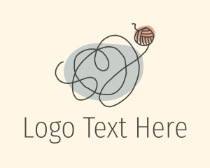 Wool - Yarn Thread Craft logo design