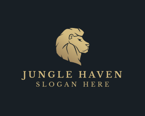 Jungle Animal Lion logo design