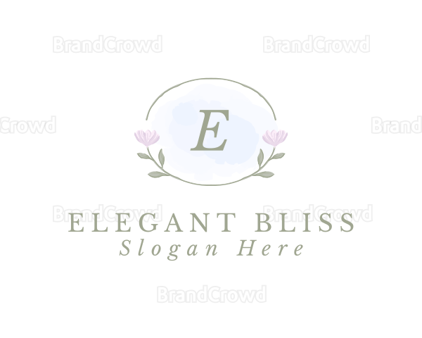 Nature Floral Watercolor Logo