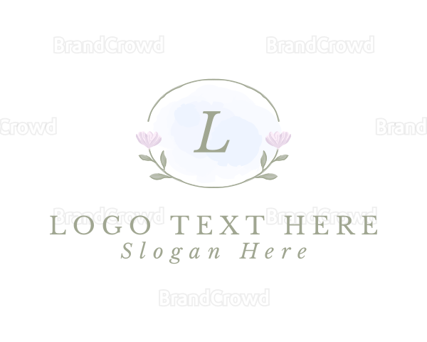 Nature Floral Watercolor Logo