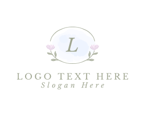 Flower - Nature Floral Watercolor logo design